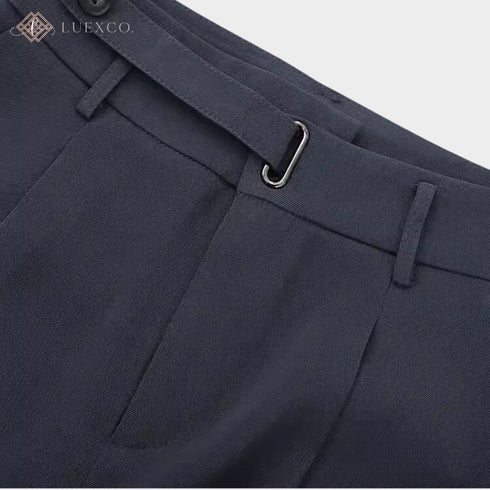 Luexco Women's Wide Straight Leg Trousers Detail