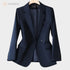 Luexco Women's Professional Suit Pants and Blazer Formal Set Navy Jacket Pic