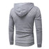 Luexco Men's Casual Pullover Slim Fit Hoodie Urban Mode Back