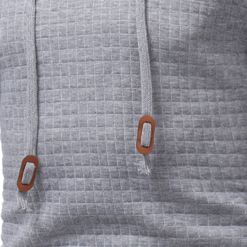 Luexco Men's Casual Pullover Slim Fit Hoodie Urban Mode Detail Drawstring