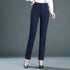 Luexco Women's Pencil Pants Slimming Stretch Navy