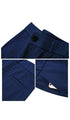 Luexco Women's Pencil Pants Slimming Stretch Navy Detail